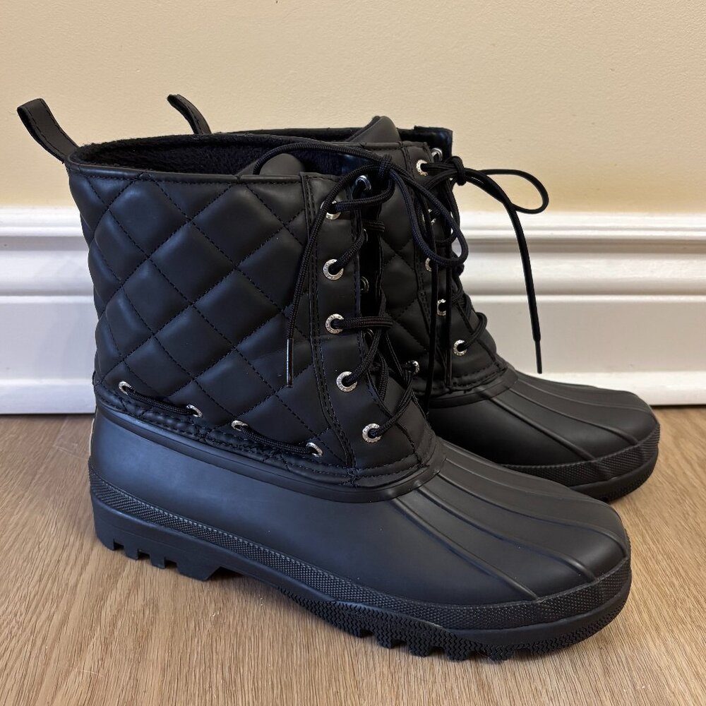 Moving Sale! Sperry Top-Sider Black Gosling Duck Boots - Picture 2 of 7